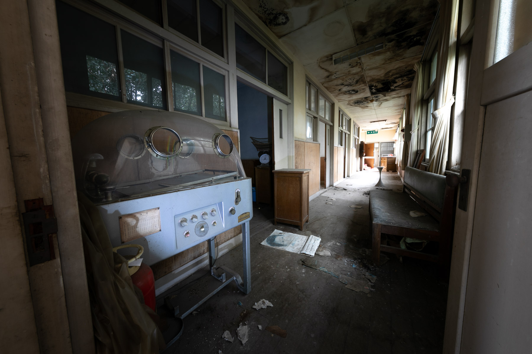 abandoned, haikyo, hospital, japan, japanese, kagawa, ruin, shikoku, urban exploration, urbex
