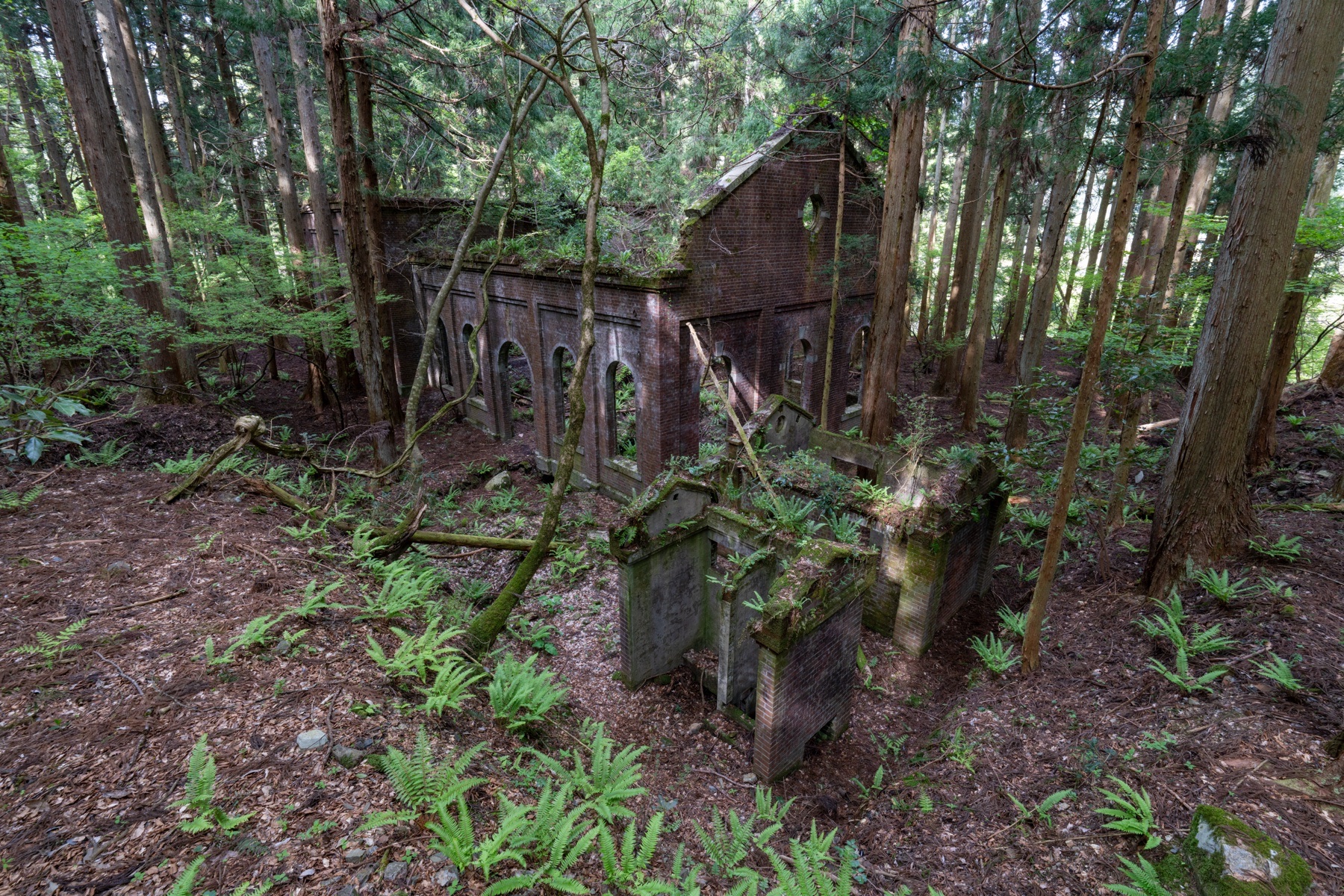 abandoned, brick, factory, haikyo, hydroelectric, japan, japanese, power-plant, ruin, urban exploration, urbex