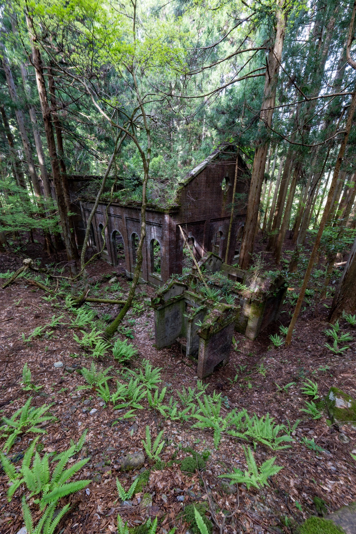abandoned, brick, factory, haikyo, hydroelectric, japan, japanese, power-plant, ruin, urban exploration, urbex