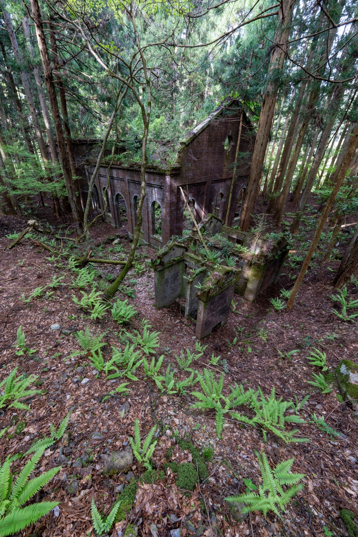 abandoned, brick, factory, haikyo, hydroelectric, japan, japanese, power-plant, ruin, urban exploration, urbex