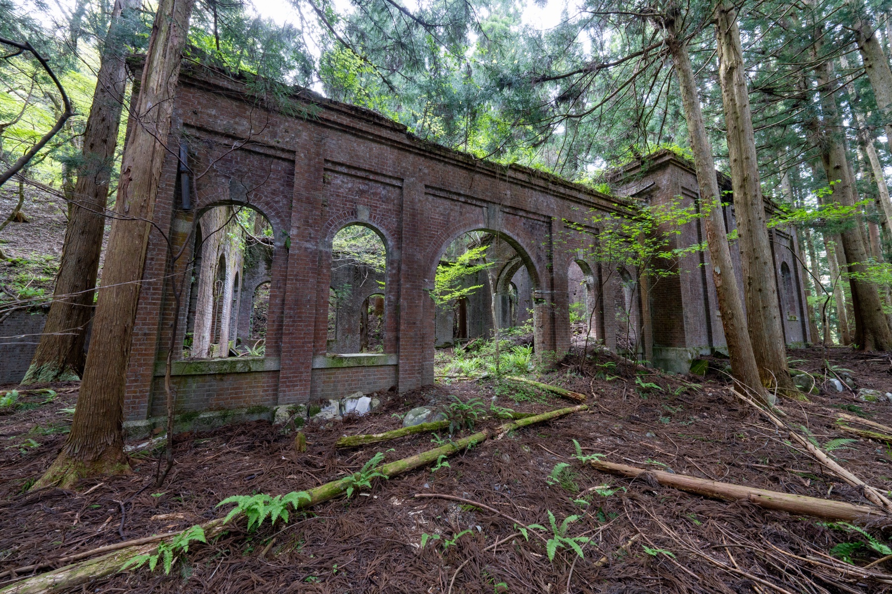 abandoned, brick, factory, haikyo, hydroelectric, japan, japanese, power-plant, ruin, urban exploration, urbex