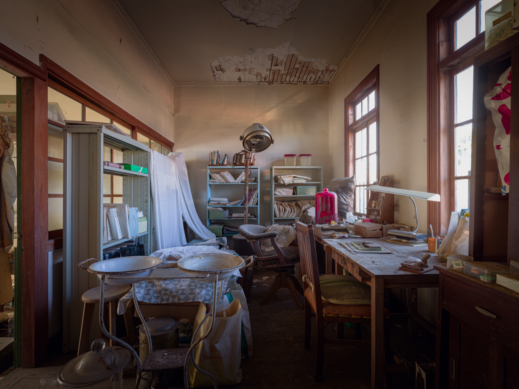 abandoned, clinic, haikyo, hospital, japan, japanese, ruin, urban exploration, urbex, wooden