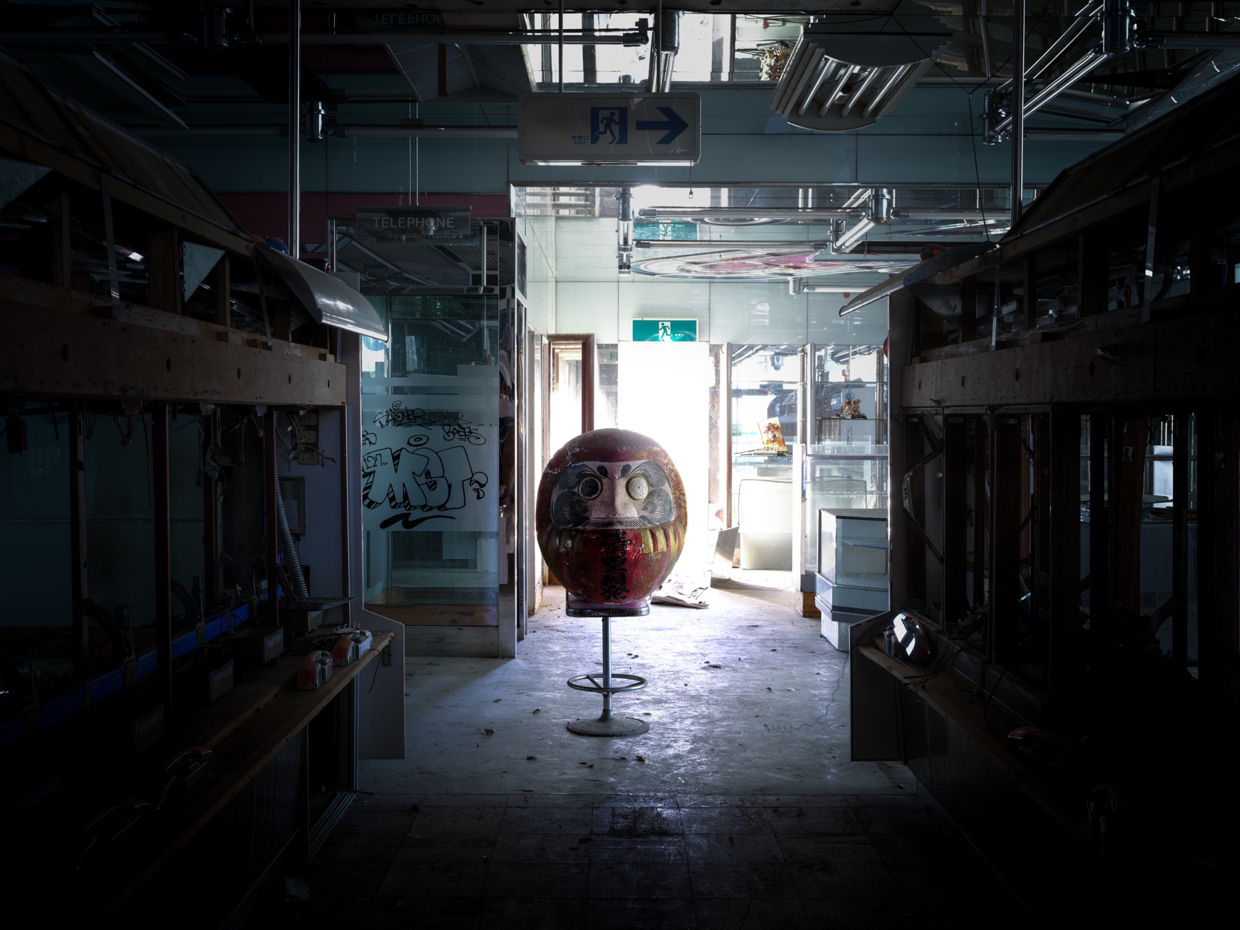 abandoned, entertainment, haikyo, japan, japanese, pachinko, ruin, urban exploration, urbex
